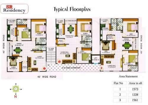  residency Layout Plan