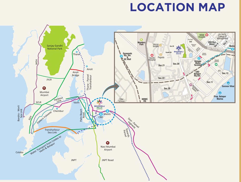  hills tower 7 Location Plan