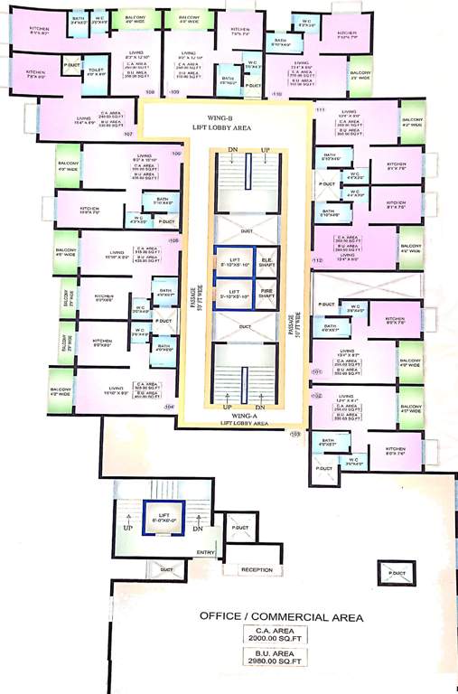 Images for Cluster Plan of Welcome Vignesh Radhabhai Palace