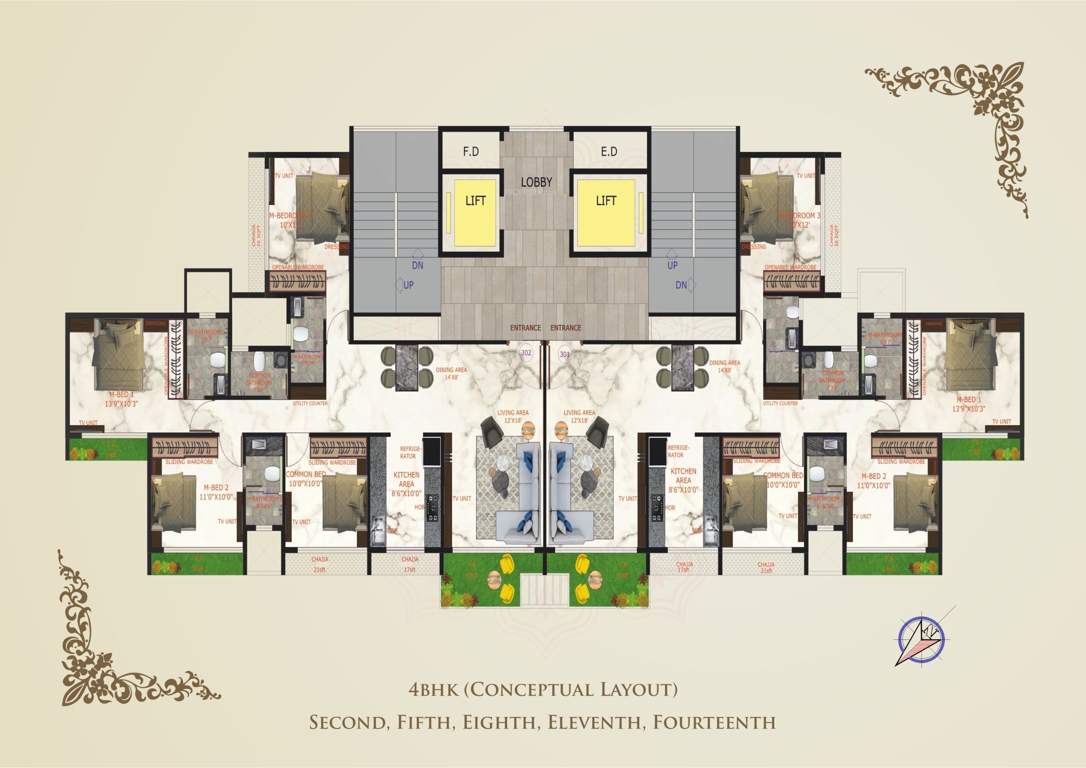  queens bliss Queens Bliss Cluster Plan