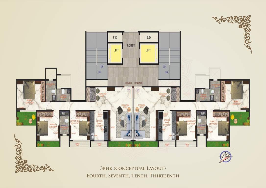  queens bliss Queens Bliss Cluster Plan