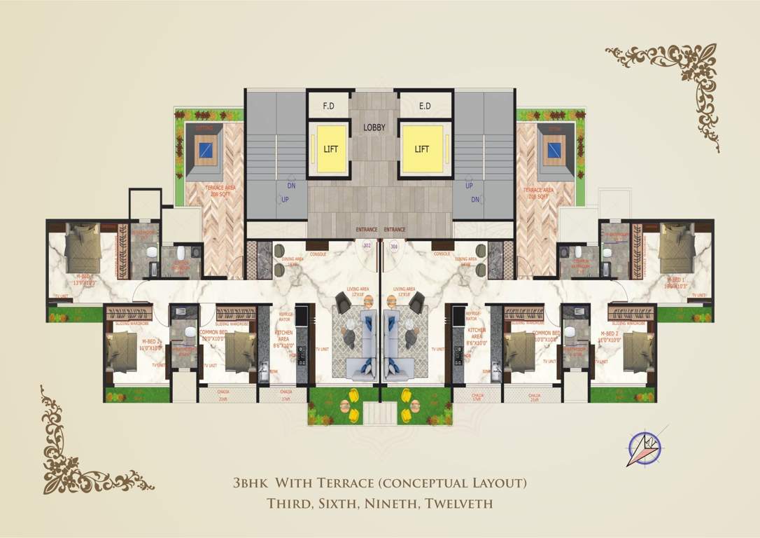  queens bliss Queens Bliss Cluster Plan