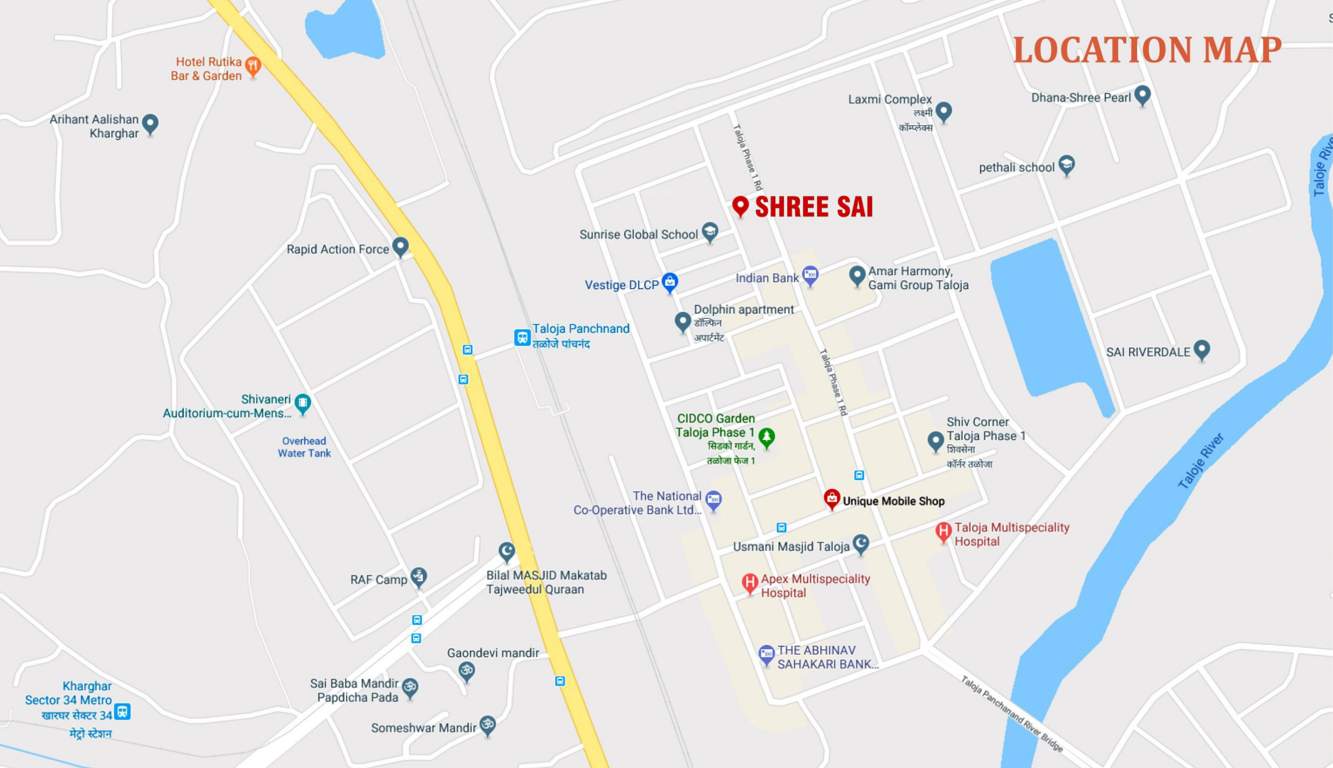  shree sai Location Plan