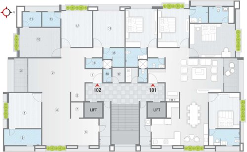 Images for Cluster Plan of Suvidhi Arihant Aura