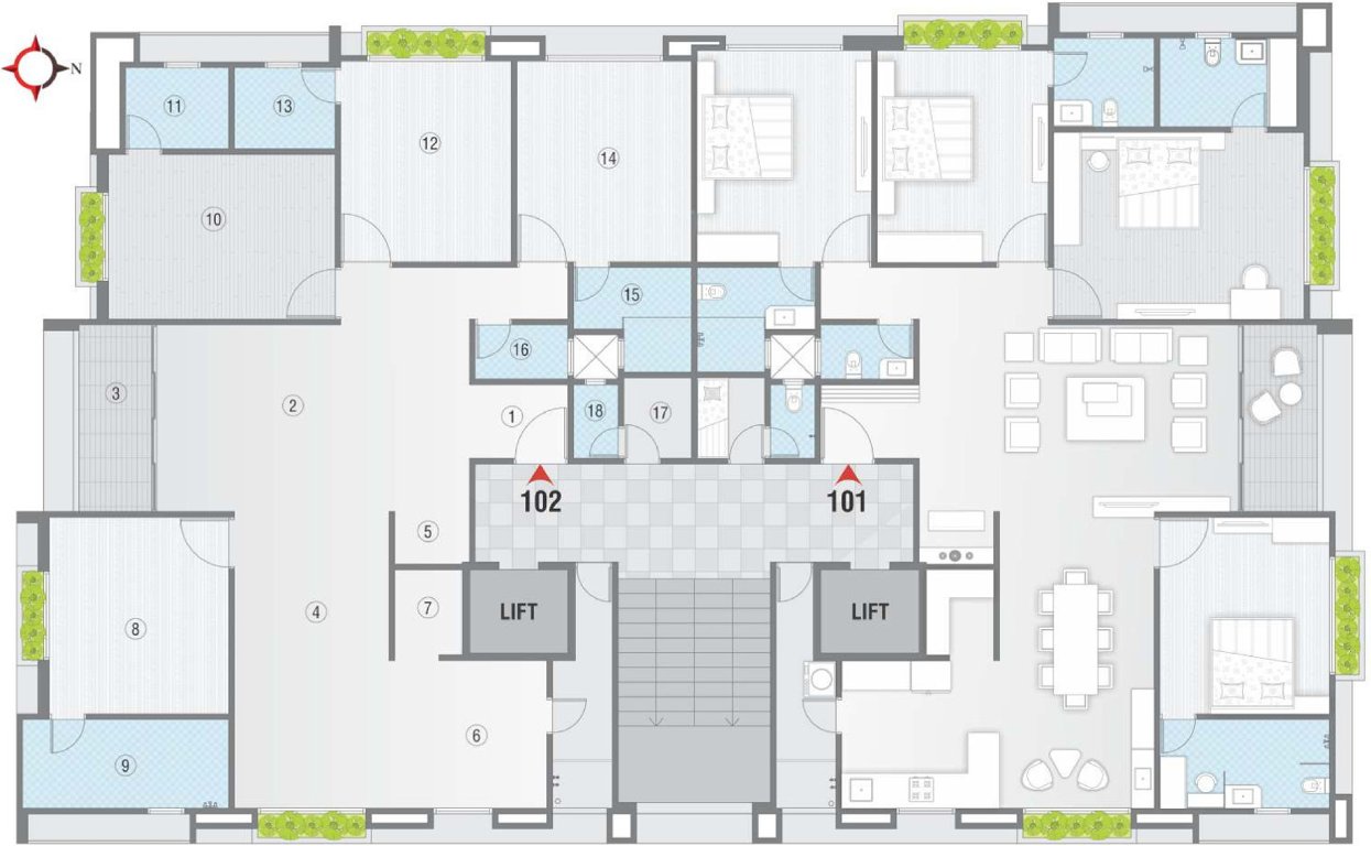 Images for Cluster Plan of Suvidhi Arihant Aura
