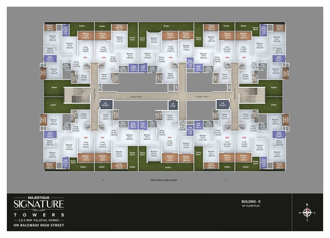  signature towers phase 3 Building B1 Cluster Plan