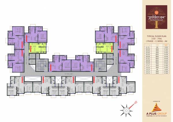  golden-van Wing A4 Cluster Plan