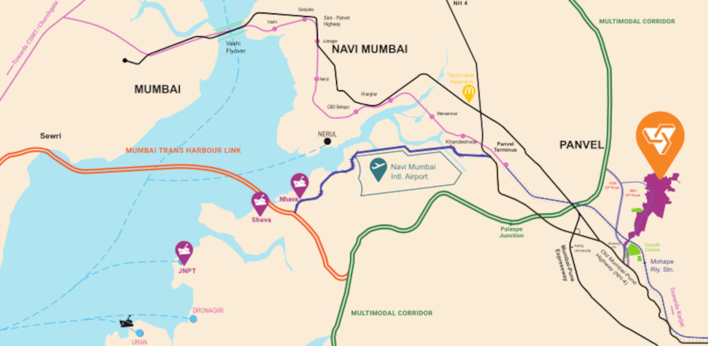 wise city south block phase i plot rz8 building 6 wing a4 Location Plan