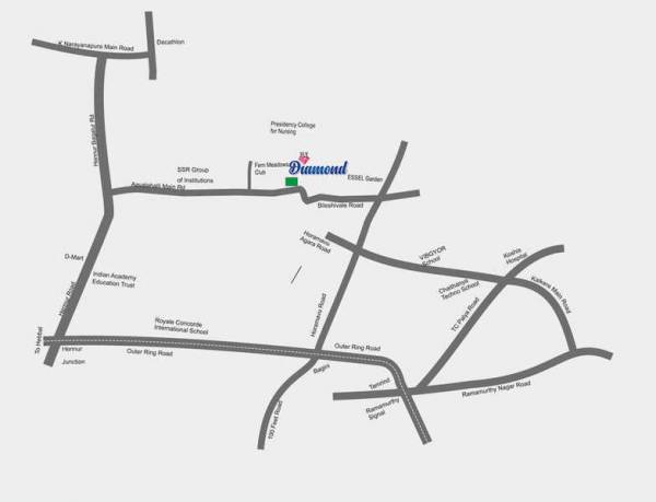  diamond Location Plan