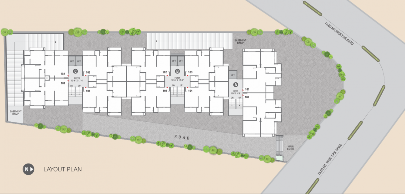 Images for Layout Plan of Vedant Scarlett
