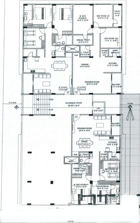  fateh apartment Fateh Apartment Cluster Plan For Ground Floor