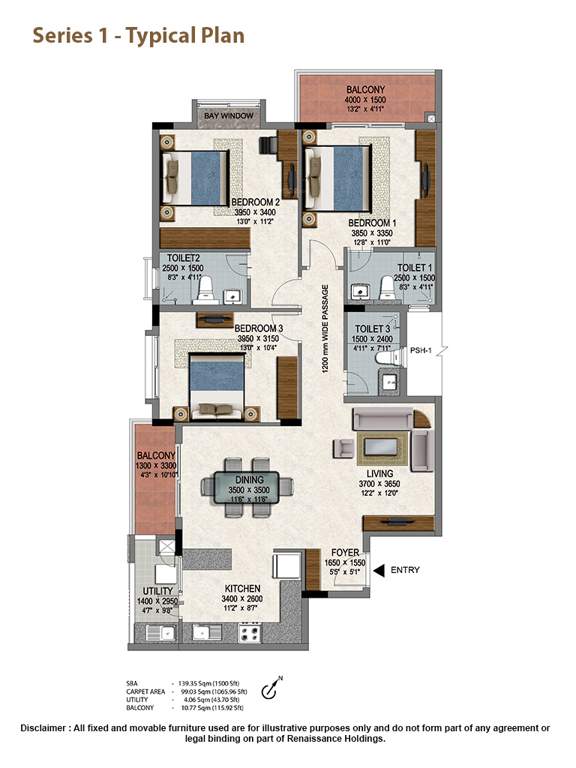  woods 3 Images for Cluster Plan of Renaissance Woods 3