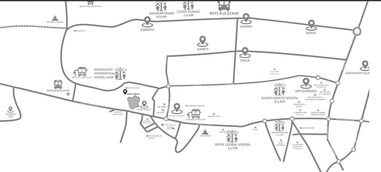  radhe nandan Location Plan