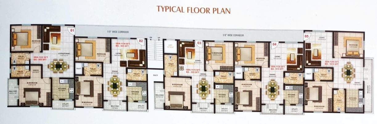  samruddhi Typical Cluster Plan
