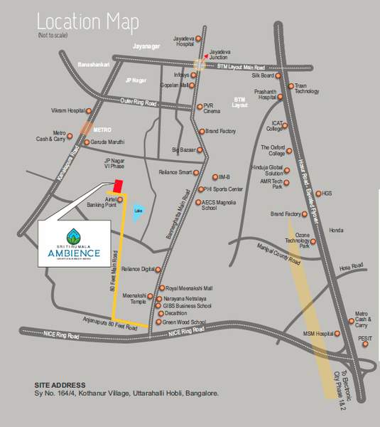  sri tirumala ambience Location Plan