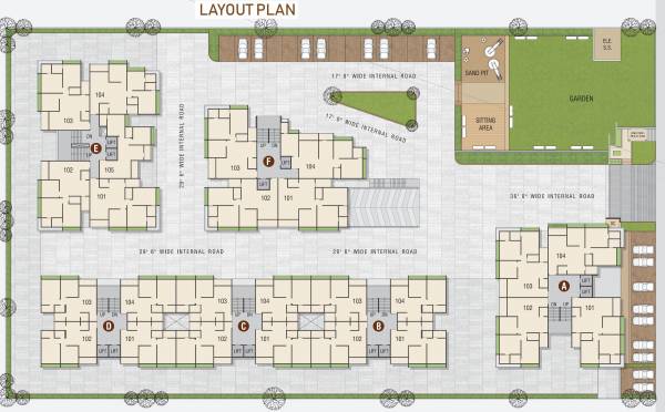  krish-luxuria Layout Plan