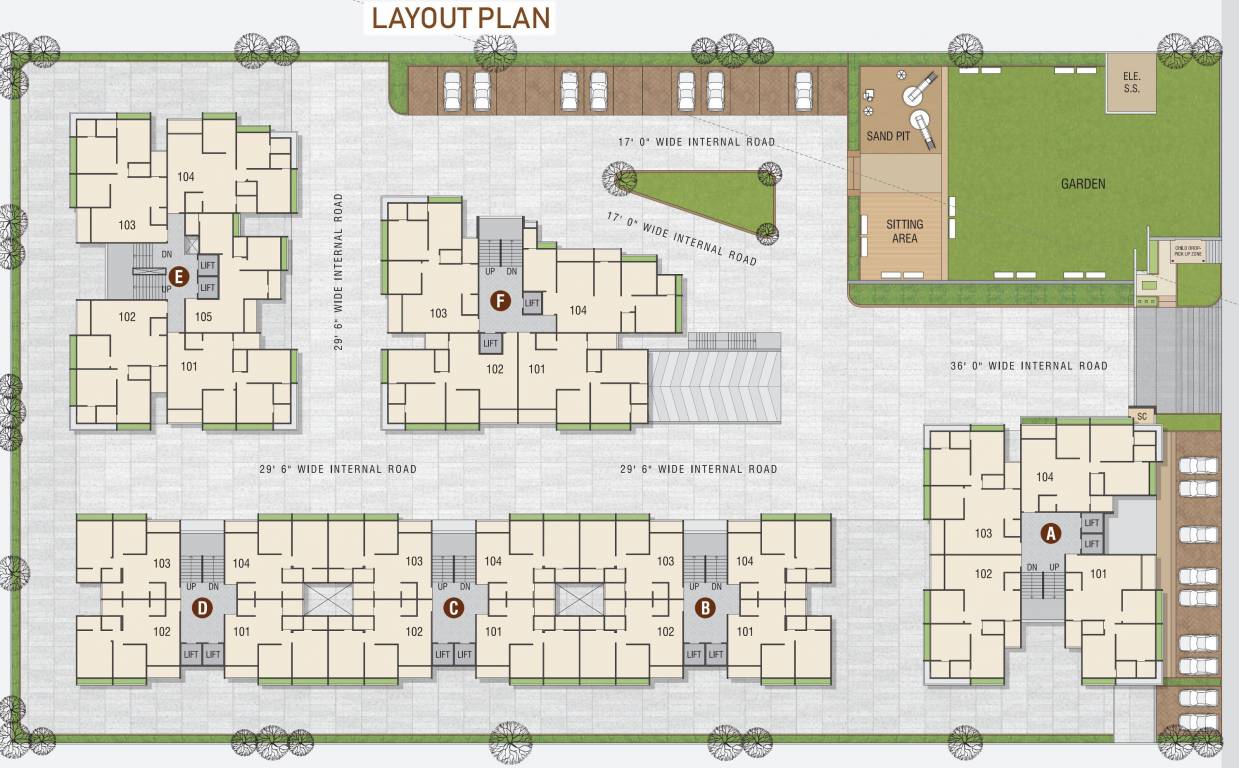  krish luxuria Layout Plan