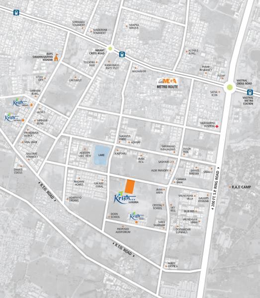  krish-luxuria Location Plan