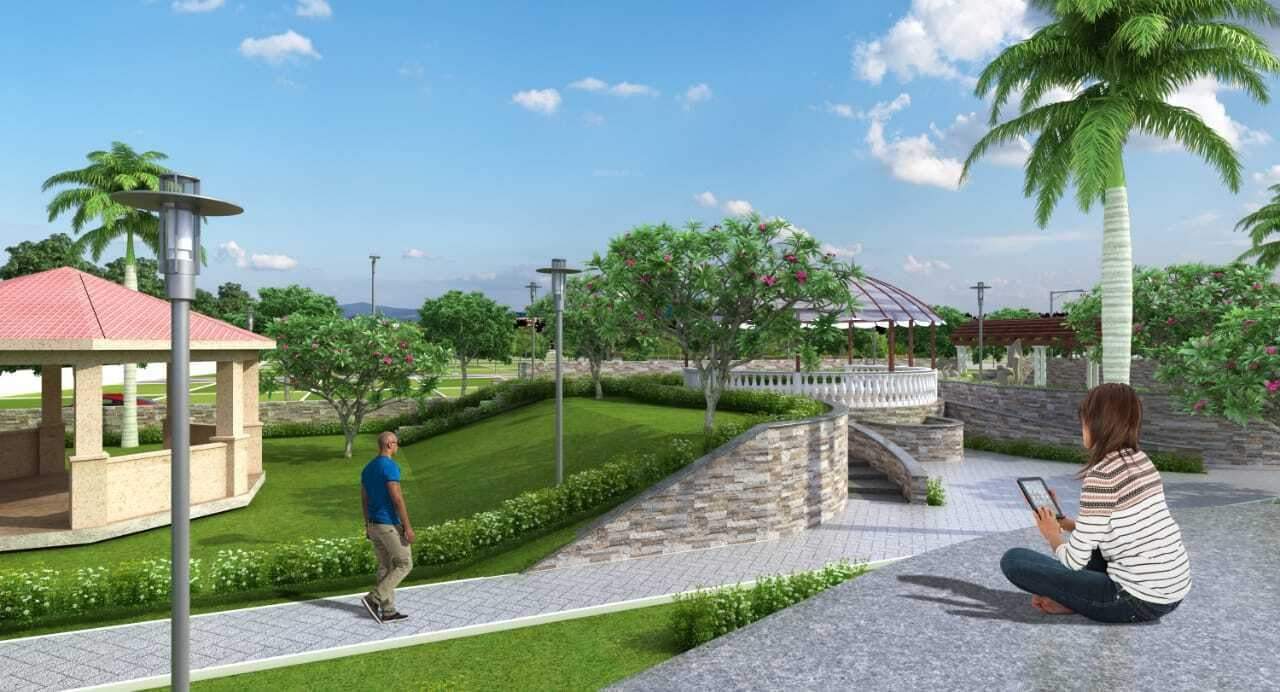 smart city Landscape Garden and Tree Planting
