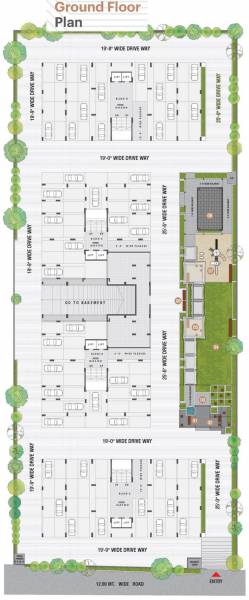  evana Tower A Cluster Plan For Ground Floor