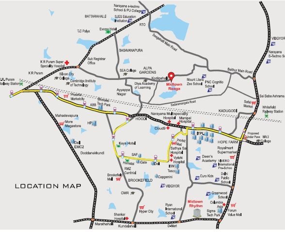 Images for Location Plan of Midtown Raaga
