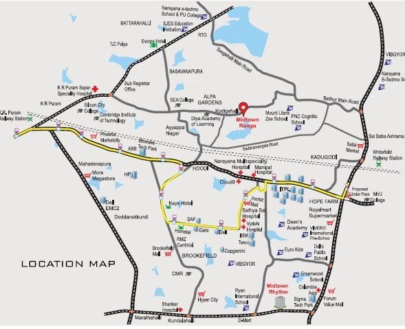 Images for Location Plan of Midtown Raaga