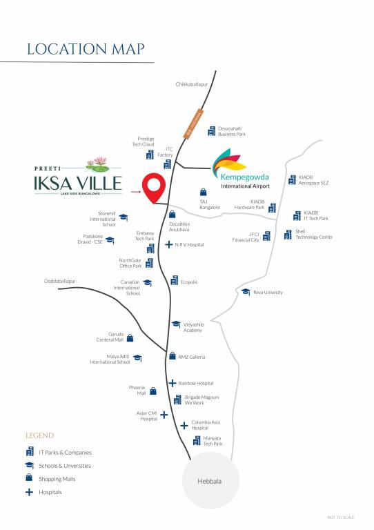  preeti iksa ville Location Plan