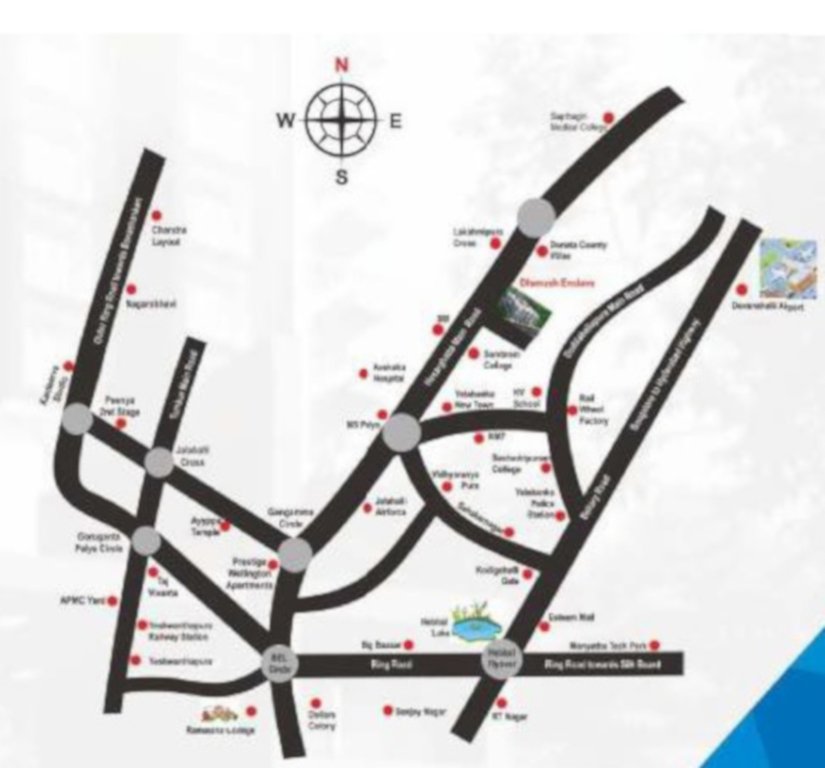  dhanush enclave Location Plan