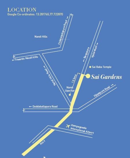  elite-sai-gardens-phase-4 Location Plan