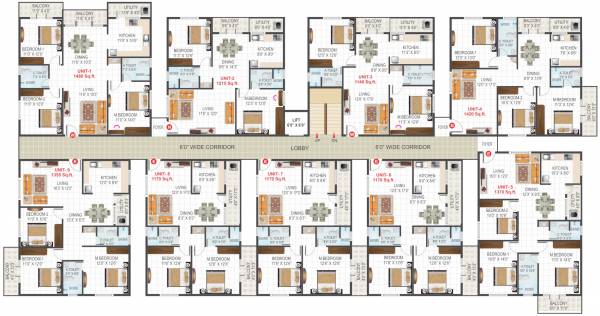 Block B Typical Cluster Plan sai-samraksha Block B Typical Cluster Plan