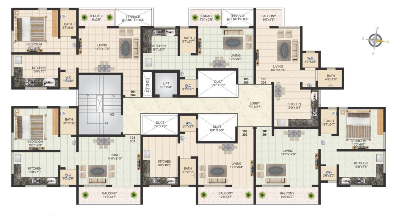  ashtavinayak residency Ashtavinayak Residency Cluster Plan