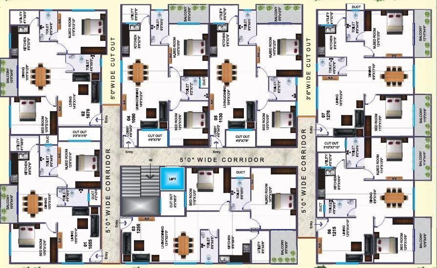  silicon indraprastha Cluster Plan