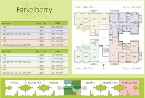  the-orchard Farkelberry Typical Cluster Plan From 1st to 9th Floor