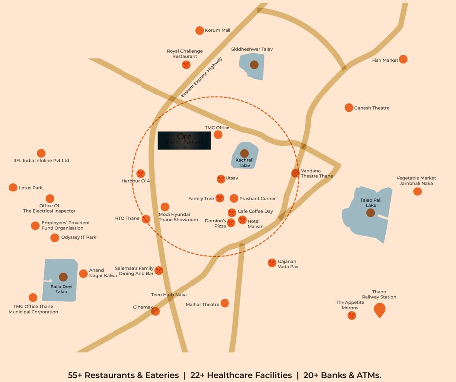 Images for Location Plan of Gala One Panchpakhadi