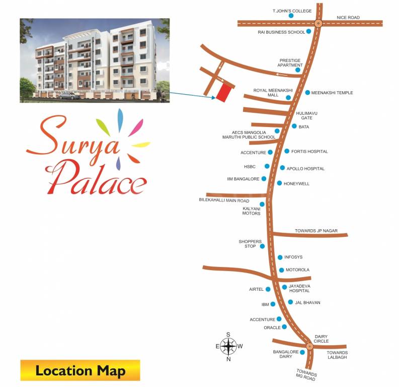  palace Location Plan