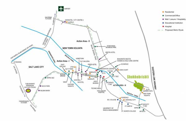 Images for Location Plan of Shapoorji Pallonji Shukhobrishti Spandan Phase 9