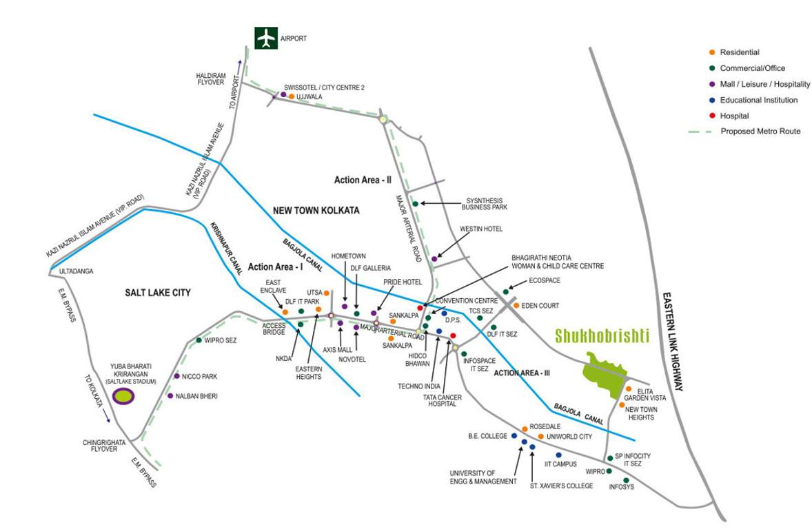 Images for Location Plan of Shapoorji Pallonji Shukhobrishti Spandan Phase 9