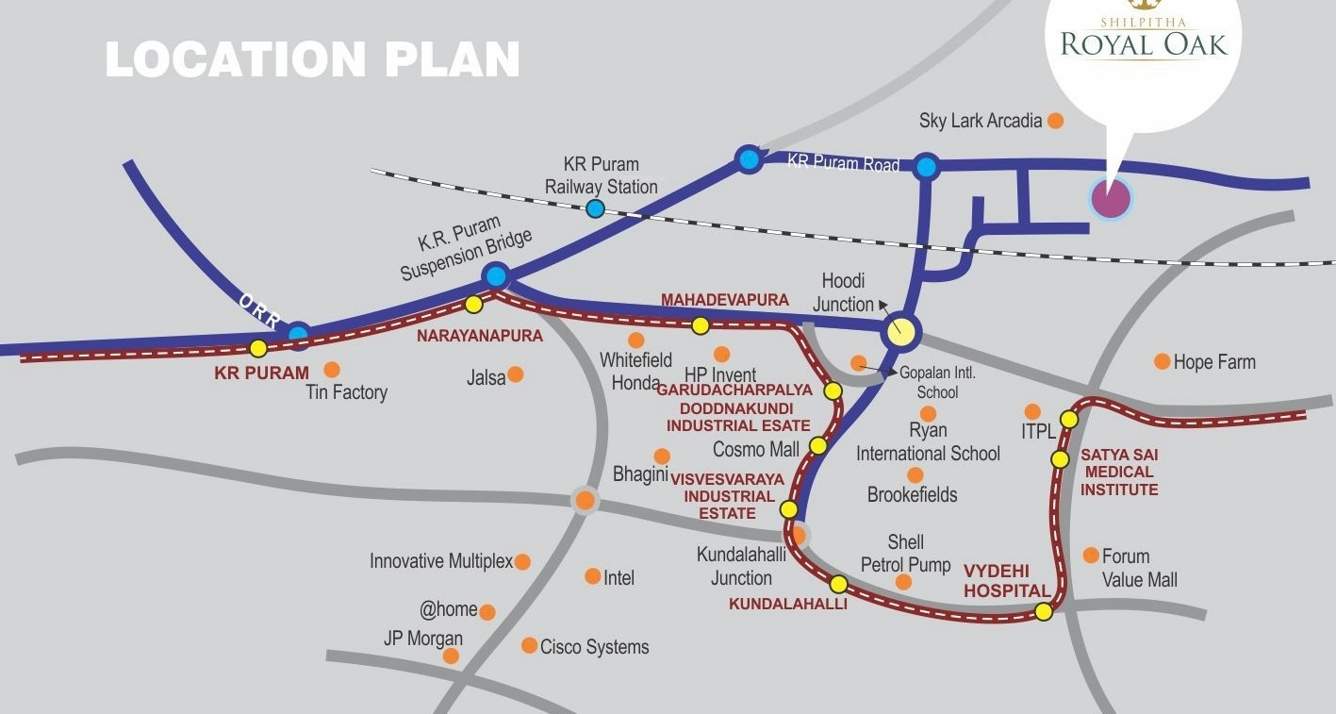 Images for Location Plan of Maithri Shilpitha Royal Oak