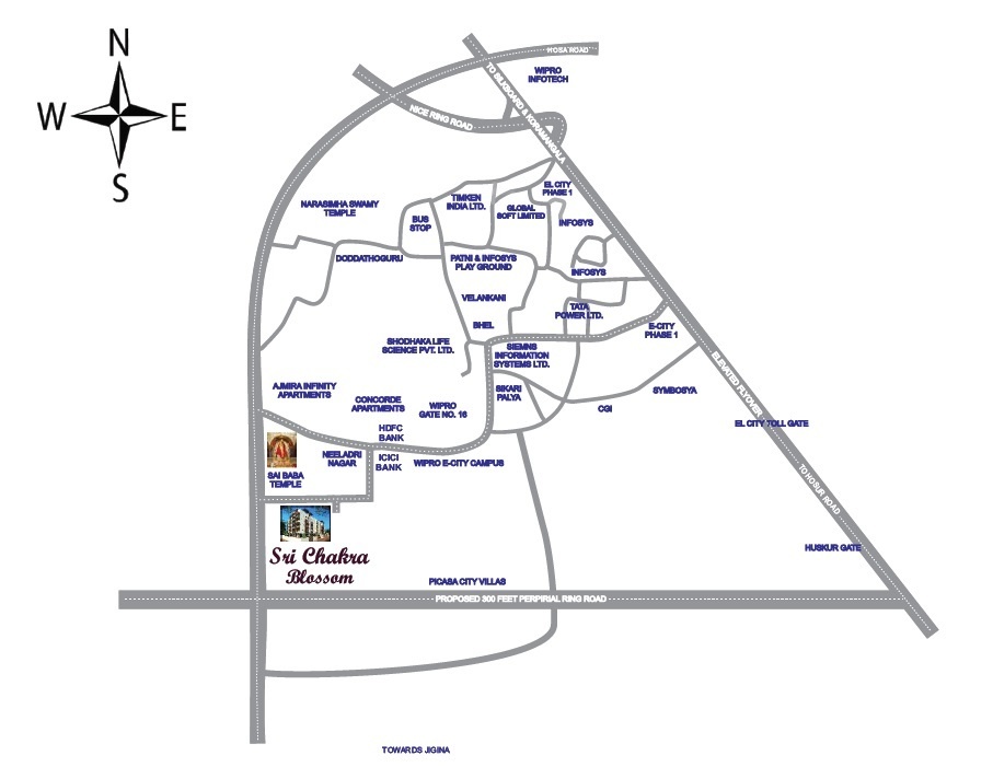 Images for Location Plan of  Sri Charkra Blossom