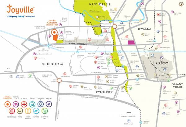 Images for Location Plan of Shapoorji Pallonji Joyville Gurugram II