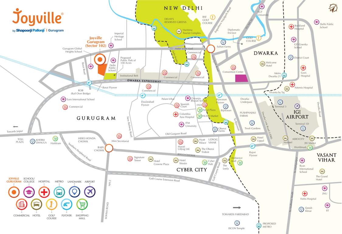 Images for Location Plan of Shapoorji Pallonji Joyville Gurugram II