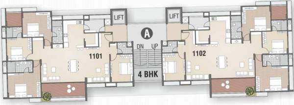 Images for Cluster Plan of K R Antriksh