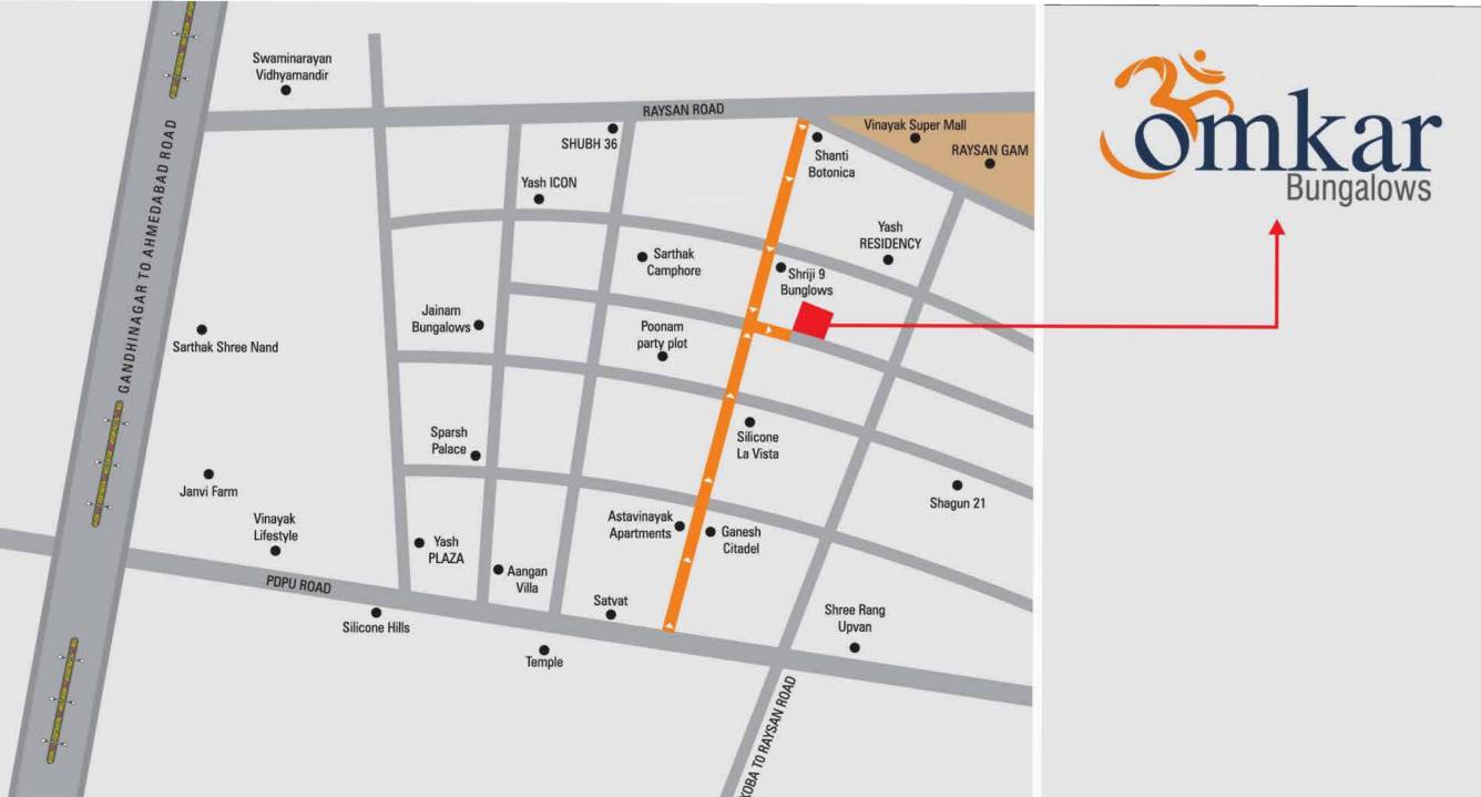 Images for Location Plan of Vinayak Omkar Bunglows