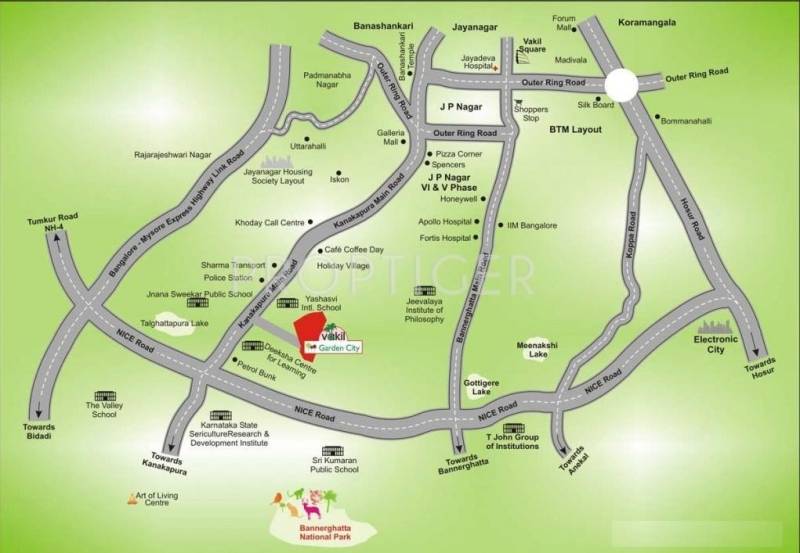 Images for Location Plan of Vakil Garden City