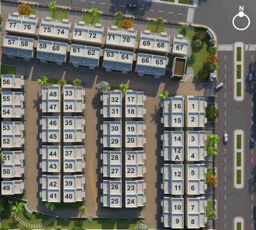 Images for Layout Plan of Sneh Vrundavan Bunglows