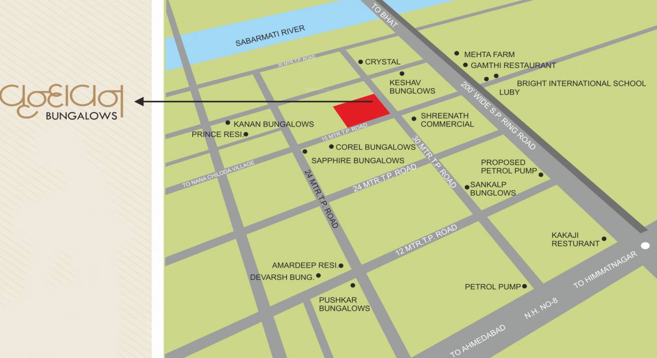 Images for Location Plan of Sneh Vrundavan Bunglows