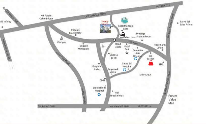 Images for Location Plan of Ayodhya Happy Hearts