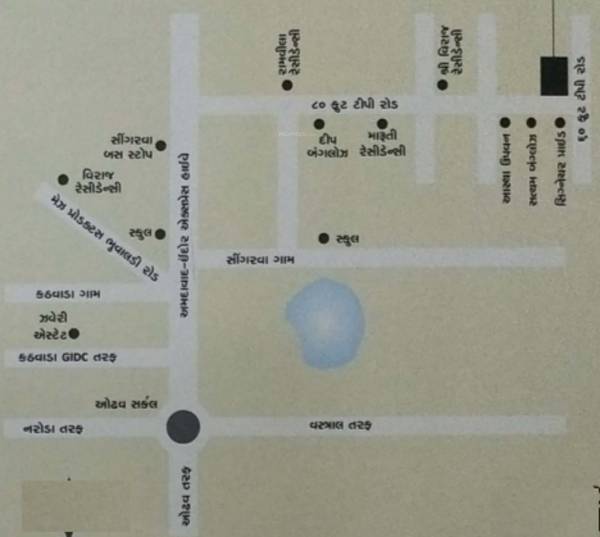 Images for Location Plan of Sahjanand Suvidha Elegance