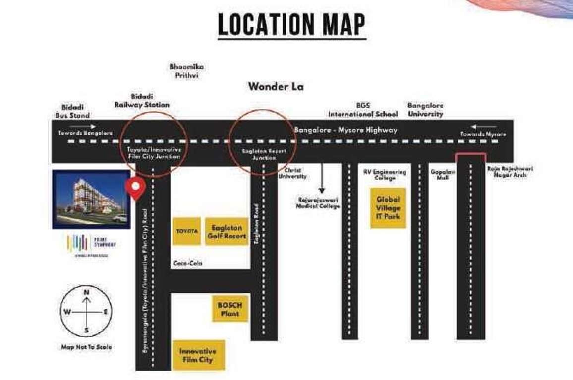  symphony Location Plan