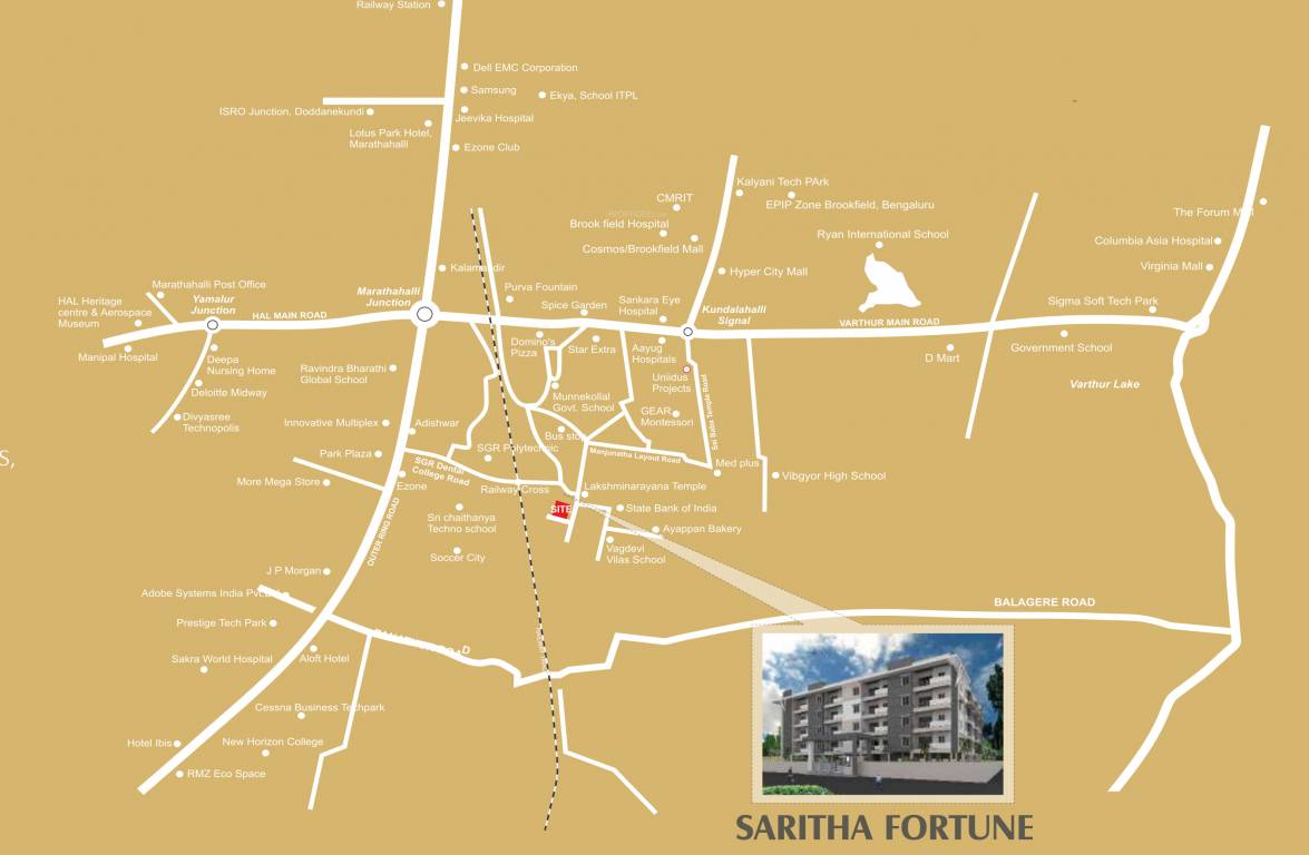 Images for Location Plan of Saritha Fortune